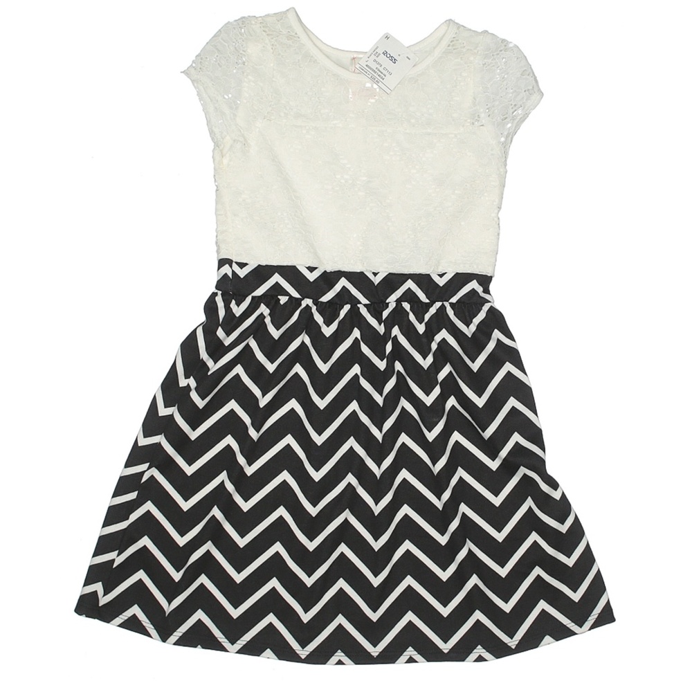 Kiddo by Katie Girls Dress Lace I CHEVRON - 6